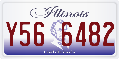 IL license plate Y566482