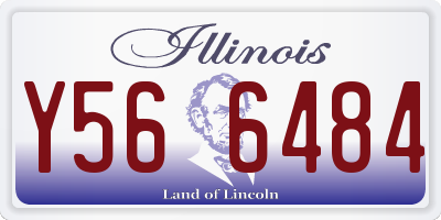 IL license plate Y566484