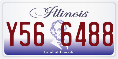 IL license plate Y566488