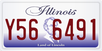 IL license plate Y566491