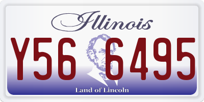 IL license plate Y566495