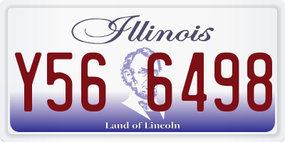 IL license plate Y566498