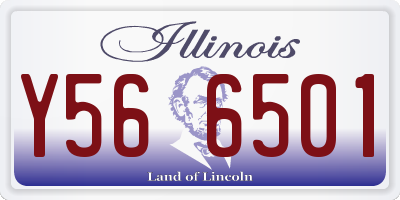 IL license plate Y566501