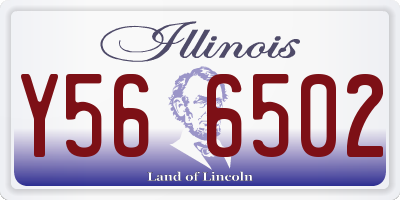 IL license plate Y566502
