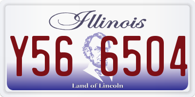 IL license plate Y566504
