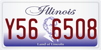 IL license plate Y566508