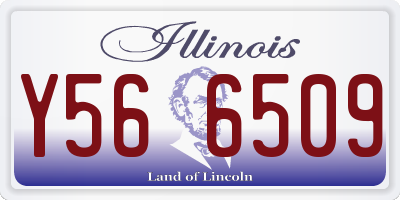 IL license plate Y566509