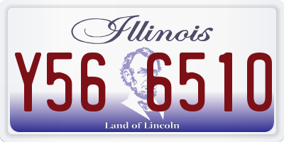 IL license plate Y566510