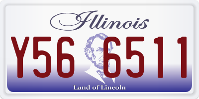 IL license plate Y566511