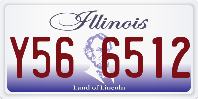 IL license plate Y566512