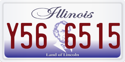 IL license plate Y566515