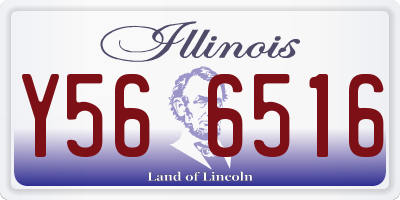 IL license plate Y566516