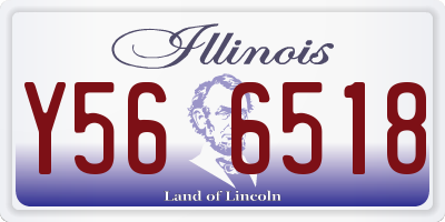 IL license plate Y566518