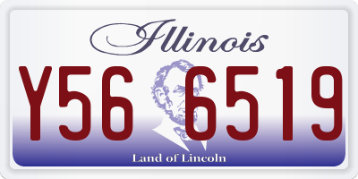 IL license plate Y566519