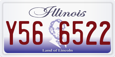 IL license plate Y566522