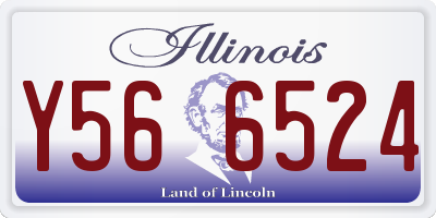 IL license plate Y566524
