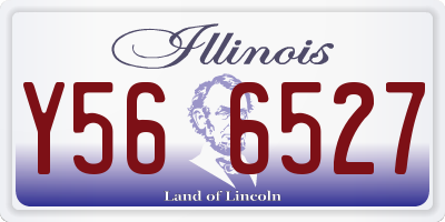IL license plate Y566527