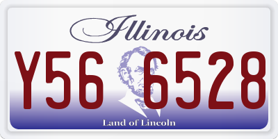 IL license plate Y566528