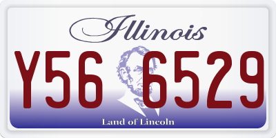 IL license plate Y566529