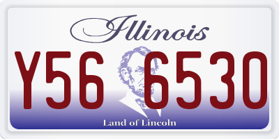 IL license plate Y566530