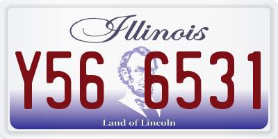 IL license plate Y566531