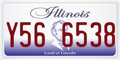 IL license plate Y566538