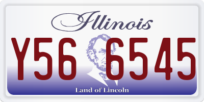 IL license plate Y566545