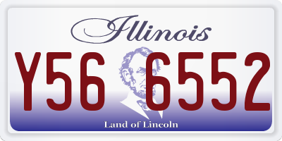 IL license plate Y566552
