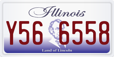 IL license plate Y566558