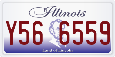 IL license plate Y566559