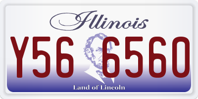 IL license plate Y566560