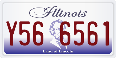 IL license plate Y566561