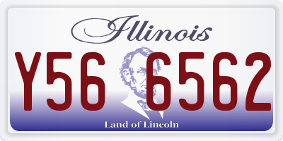 IL license plate Y566562