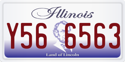 IL license plate Y566563
