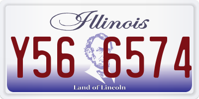 IL license plate Y566574