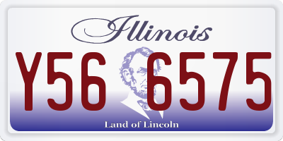 IL license plate Y566575