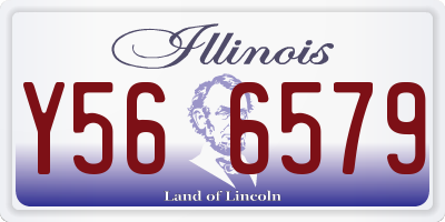 IL license plate Y566579