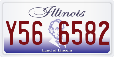 IL license plate Y566582