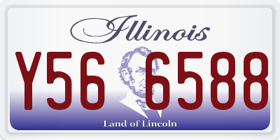 IL license plate Y566588