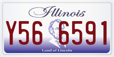 IL license plate Y566591