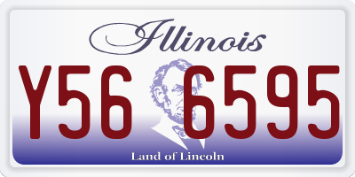 IL license plate Y566595