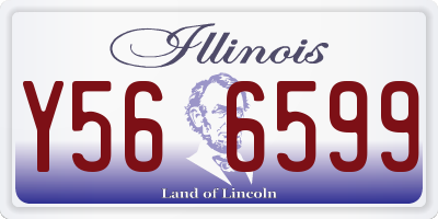 IL license plate Y566599