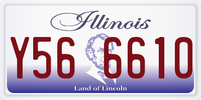 IL license plate Y566610
