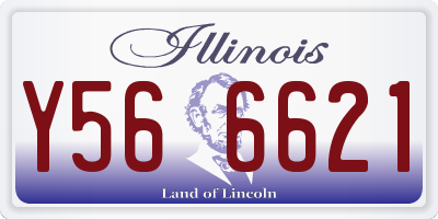 IL license plate Y566621
