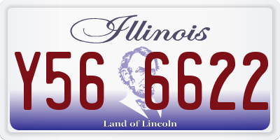 IL license plate Y566622