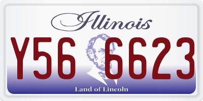 IL license plate Y566623