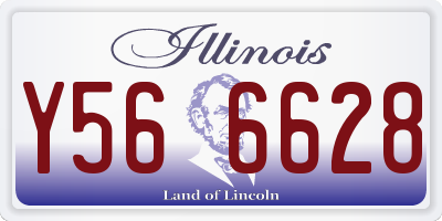 IL license plate Y566628