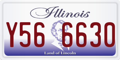 IL license plate Y566630