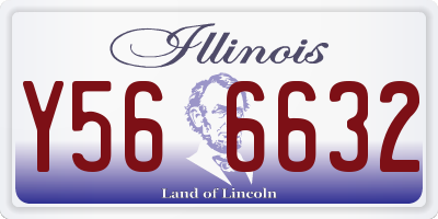 IL license plate Y566632