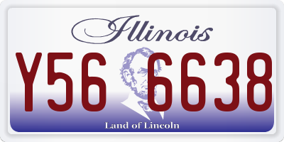 IL license plate Y566638